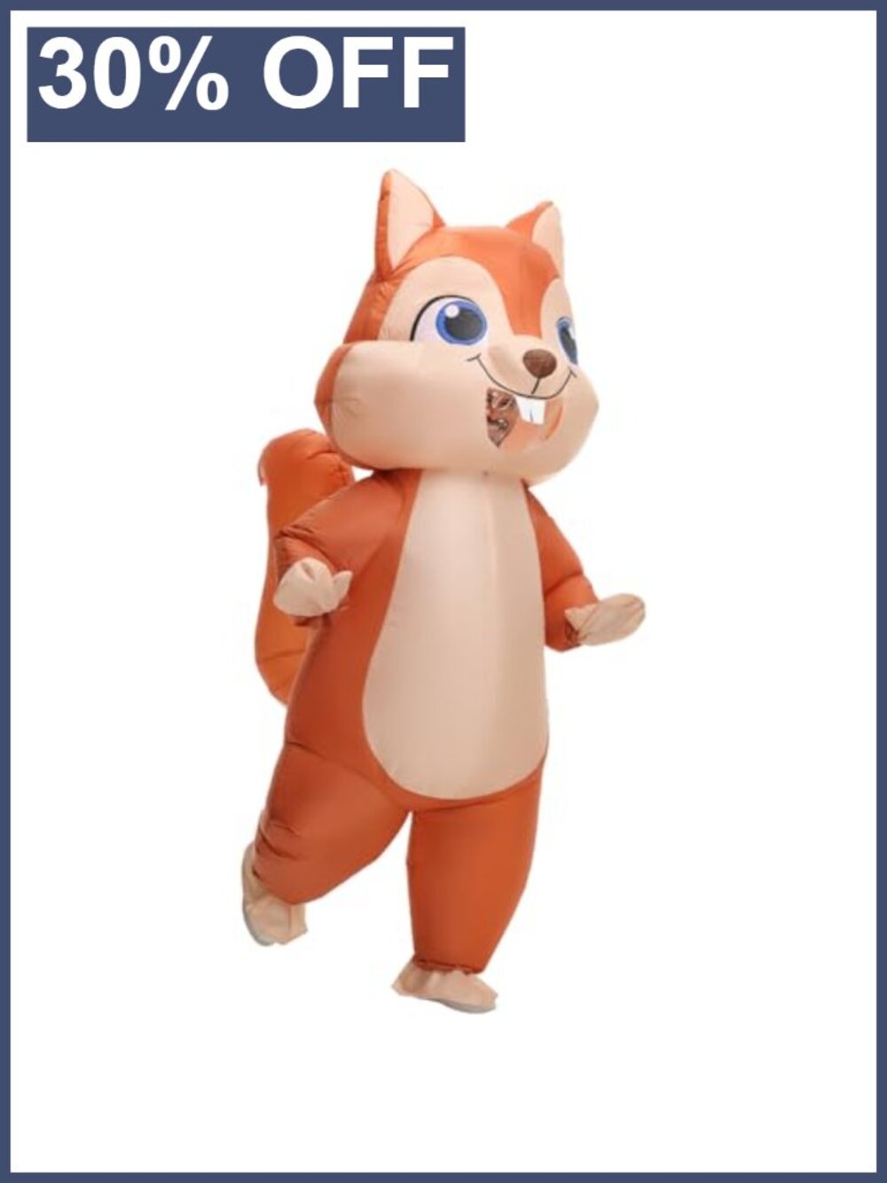 Inflatable Squirrel Costume Adult Funny Blow Up Animal Suit for Christmas